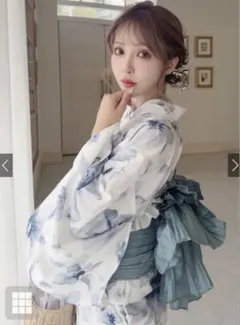 ラスト1点24時間以内発送 グレイル 2WAY水彩花柄セパレート浴衣 レギュラー 24時間以内発送 グレイル 2WAY水彩花柄セパレート浴衣 レギュラー