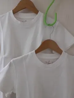 無印良品◆スムース編みクルーネック半袖Tシャツ 白 XSサイズ Ⅹ 2