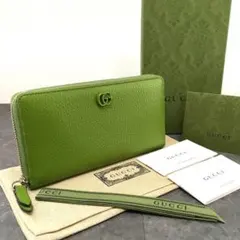 送料込み！ 未使用品 GUCCI 長財布 ベージュ プチマーモント 309 