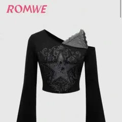 shein romwe 韓国　トップス　y2k