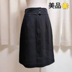 【美品】レッドヴァレンティノ タイトスカート 膝丈 ブラックのサムネイル