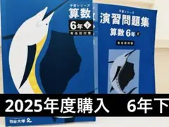 予習シリーズ　算数6年下有名校対策2冊セット