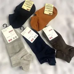 ショート丈ソックスまとめ売り　23-25cm5足セット　UNIQLO 無印良品