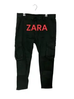 zara グリーン パンツ