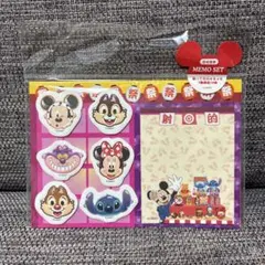 ディズニー　お祭り　メモセット　ふせん