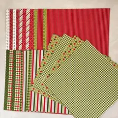 クリスマス・デザイナーズペーパー２４枚セット