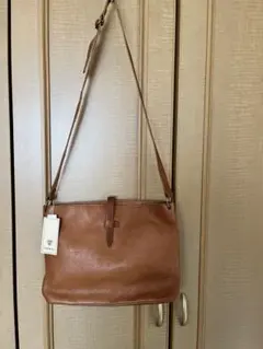 タグ付き未使用品 TIDEWAY ショルダーバック ブラウンのサムネイル
