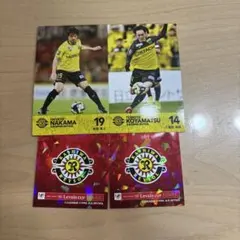 ルヴァンカップ　レイソル　選手カード、ステッカー