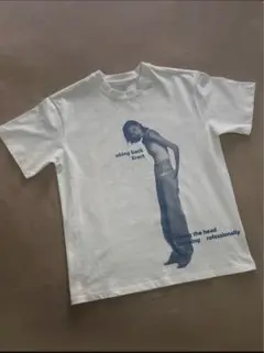 【SALE】opium y2k グラフィック　Tシャツ　XLサイズ　ホワイト