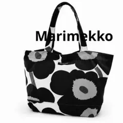 Marimekko マリメッコ トートバック　ウニッコ 柄モノトーン
