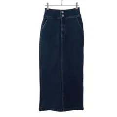 AZUL BY MOUSSY(M)ハイウエスト デニム タイトスカート