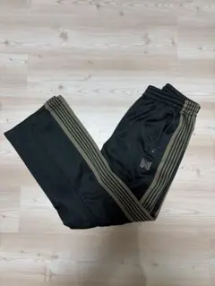 美品 Needles TRACK PANT トラックパンツ JO222 グリーン - メルカリ
