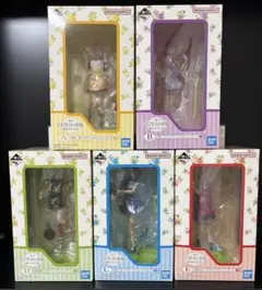 新品】五等分の花嫁 一番くじハネムーン&2人だけの時間フィギュア 4種