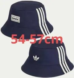 新品未使用×oasis バケットハット　ネイビー 新品 adidas oasis バケットハット ネイビー 60〜63 - メルカリ