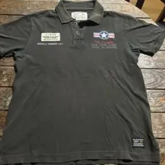 コ*匠様 Alpha Industries アルファ半袖ポロシャツブラウンXLサのサムネイル