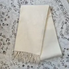 GREEN LABEL RELAXING アイボリー マフラー