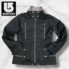 【希少】BURTON バートン スキーウェア　ボードウェア 刺繍 Lサイズ　黒