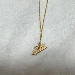 Surf ロゴ ネックレス ゴールドカラー