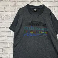 USA製90sヴィンテージTシャツ！シングルステッチ　グレー半袖古着XL 24