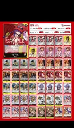 赤黄ベロ・ベティ　パラレル　デッキパーツ　セット ベロ・ベティ【パラレル】《赤》 パラレル版OP05-015 販売ページ