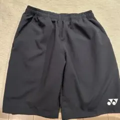 YONEX ブラック ハーフパンツ JP S