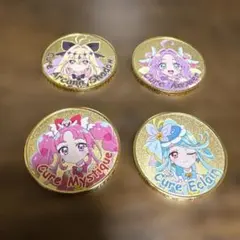 【新品】 プリティストア 名探偵プリキュア！ 記念メダル ４種類セット　おまけ有