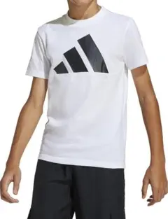 adidasアディダス ホワイト Tシャツ キッズ