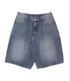 メンズデニムブルー ショートパンツ Sサイズ