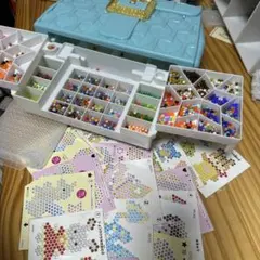 エポック社 スーパーアクアビーズ Wバッグ カラフルファクトリーDX収納ケースのサムネイル