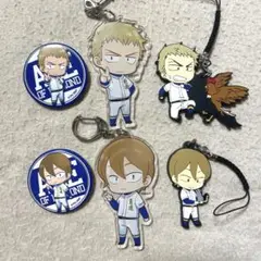 （新品未使用）ダイヤのA 金丸信二 東条秀明 干支ストラップ 6点セット