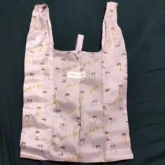 PAUL & JOE エコバッグ 猫柄 ピンクのサムネイル