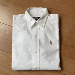 ポロバイラルフローレン　ポニー刺繍オックスフォード長袖シャツ　150