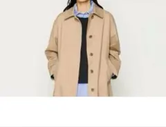 ベージュ ボタン付きコート Lサイズ（11AR）