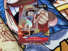 ワンピース カード　モンキー・D・ルフィ　p-001 プロモ