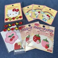 ハローキティ 他　ワッペン　8点セット