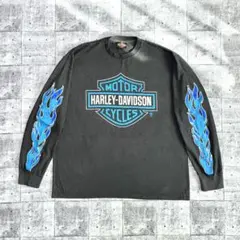 ハーレーダビットソン Harley-Davidson フレイム ロンT XL 黒 - メルカリ