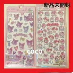 ボンボンドロップシール　ぷくぷく シール 2種セット　日本未発売　クロミ