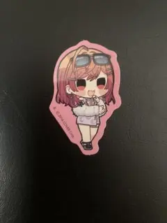 ホロライブシティダイカットステッカー　一条莉々華