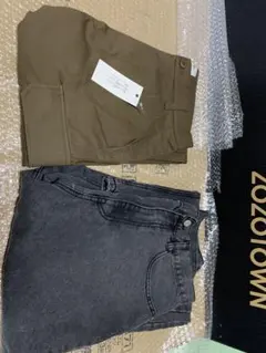 デニムペインターパンツ レディース