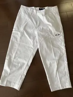 Oakley ホワイト ゴルフパンツ　七分丈　サイズ32