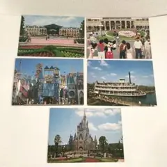 値下★Dinsey★東京ディズニーランド／レトロポストカード21枚★ヴィンテージ 東京ディズニーランド ポストカード ヴィンテージ 3D レトロ