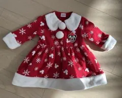 クリスマス　サンタ　ワンピース　ミニー　ディズニー　80