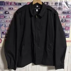 80s US ARMY米軍実物ミリタリーBLACK385ユーティリティジャケット