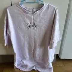 Rady ロゴ刺繍 半袖Tシャツ パープルのサムネイル