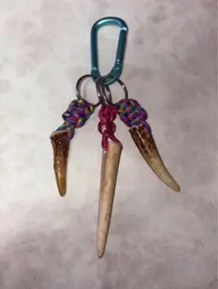 鹿角のキーホルダー