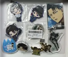 進撃の巨人 リヴァイ ラバーストラップ アクリルキーホルダー