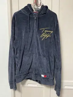 Tommy Hilfiger フリースパーカー Mサイズ ダークグレー