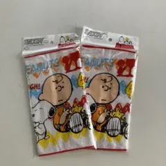 スヌーピーミニタオルハンカチ２枚