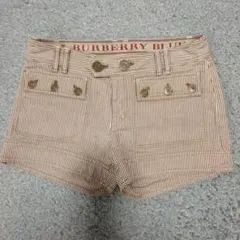 BURBERRY BLUE LABELストライプショートパンツ