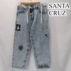 新品未使用 SANTA CRUZ サンタクルーズ デニム 刺繍 Lサイズのサムネイル